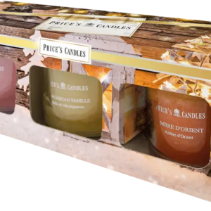 Price's Candles - Set 3 bicchieri